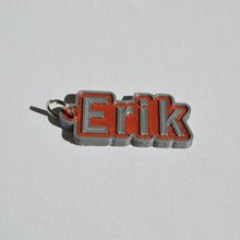 erik pinshape names tag nametag wanhao4s ultimaker3 ultimaker-3 wanhao leapfrog stickers decals sticker dual-filament dual-extrusion dual-color decal keyring keyrings keychain keychain-hanger 3d print model - Mito3D