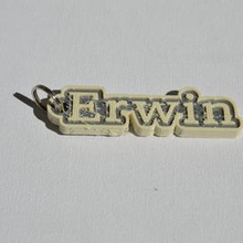 erwin pinshape names tag nametag wanhao4s ultimaker3 ultimaker-3 wanhao leapfrog stickers decals sticker dual-filament dual-extrusion dual-color decal keyring keyrings keychain keychain-hanger 3d print model - Mito3D