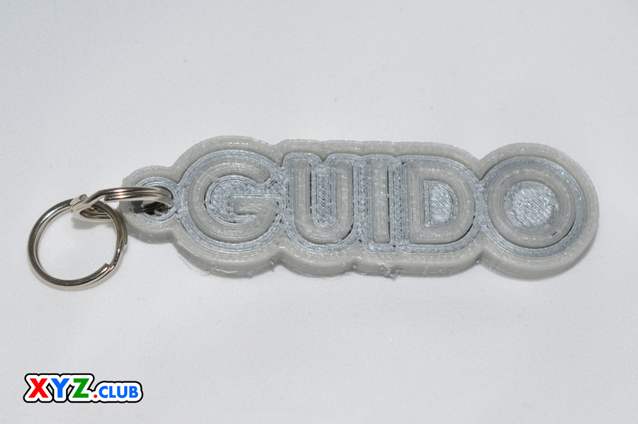 guido pinshape keychain-hanger keychain keyrings keyring decal dual-color dual-extrusion dual-filament sticker decals stickers leapfrog wanhao ultimaker-3 ultimaker3 wanhao4s nametag tag names frank badge badges 3D print model - Mito3D