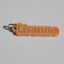 lisanne pinshape keychain-hanger keychain keyrings keyring decal dual-color dual-extrusion dual-filament sticker decals stickers leapfrog wanhao ultimaker-3 ultimaker3 wanhao4s nametag tag names frank badge badges 3d print model - Mito3D