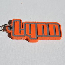 lynn pinshape distintivi badge frank nomi tag targhetta wanhao4s ultimaker3 ultimaker 3 wanhao leapfrog gli adesivi decalcomanie adesivo filamento doppia estrusione colore decalcomania portachiavi keychain hanger 3d print model - Mito3D