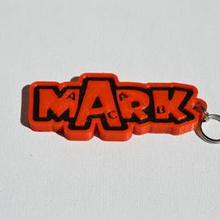 mark pinshape acab badges badge frank names tag nametag wanhao4s ultimaker3 ultimaker-3 wanhao leapfrog stickers decals sticker dual-filament dual-extrusion dual-color decal keyring keyrings keychain keychain-hanger 3d print model - Mito3D