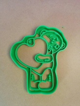 orso teddy cookie cutter pinshape bear 3d print model - Mito3D