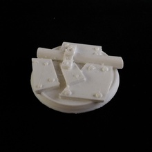 ferraille figure pack base pinshape 40k warhammer permanent personnage miniature métal scrap 3d print model - Mito3D