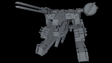 metal gear rex pinshape Conception 3d 3d print model - Mito3D