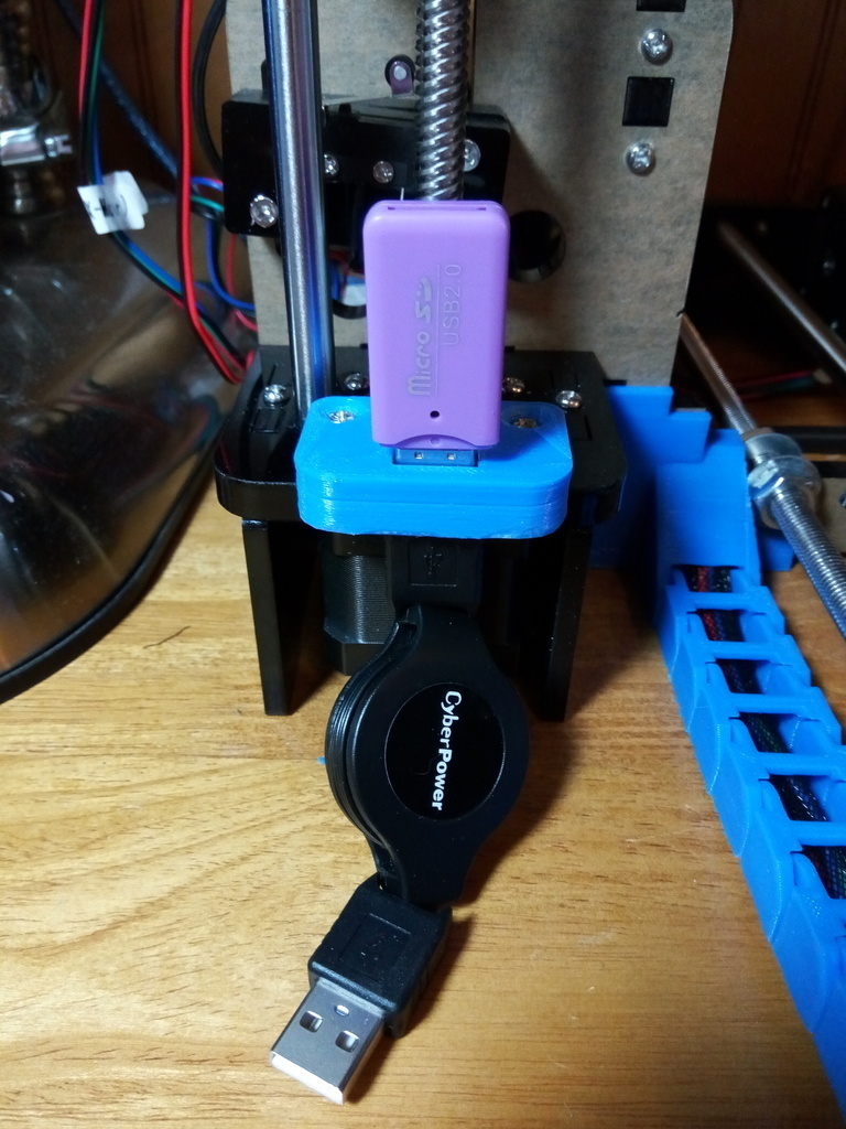 usb 3d printer mount pinshape 3d-design 3D print model - Mito3D