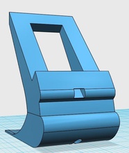 blu vivo 5 Telefon stand pinshape 3d design 3d print model - Mito3D