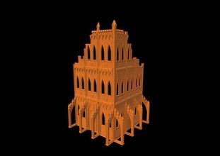 ruines pinshape Conception 3d 3d print model - Mito3D