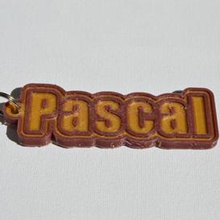 pascal pinshape badges badge names tag nametag wanhao4s ultimaker3 ultimaker-3 wanhao leapfrog stickers decals sticker dual-filament dual-extrusion dual-color decal keyring keyrings keychain keychain-hanger 3d print model - Mito3D