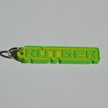 rutger pinshape keychain-hanger keychain keyrings keyring decal dual-color dual-extrusion dual-filament sticker decals stickers leapfrog wanhao ultimaker-3 ultimaker3 wanhao4s nametag tag names badge badges 3d print model - Mito3D
