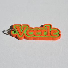 veerle pinshape keychain-hanger keychain keyrings keyring decal dual-color dual-extrusion dual-filament sticker decals stickers leapfrog wanhao ultimaker-3 ultimaker3 wanhao4s nametag tag names badge badges 3d print model - Mito3D