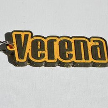 verena pinshape keychain-hanger keychain keyrings keyring decal dual-color dual-extrusion dual-filament sticker decals stickers leapfrog wanhao ultimaker-3 ultimaker3 wanhao4s nametag tag names badge badges 3d print model - Mito3D