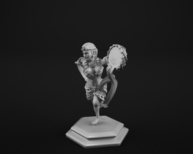 mistic pinshape carácter modelado concurso 28mm proxy confrontación miniaturas fantasía juegos mesa warhammer 3d print model - Mito3D