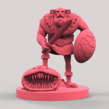 viktor rei pinshape personagem modelagem concurso zbrush personagens viking 3d print model - Mito3D
