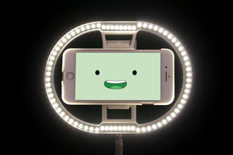 halka ışık led pinshape iphone ring neopixel 3d print model - Mito3D