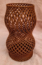basketweave2 pinshape container 3d print model - Mito3D