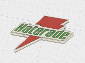 hater-ade emblem pinshape free-download pop-culture gatorade hater 3d-print logo 3d print model - Mito3D