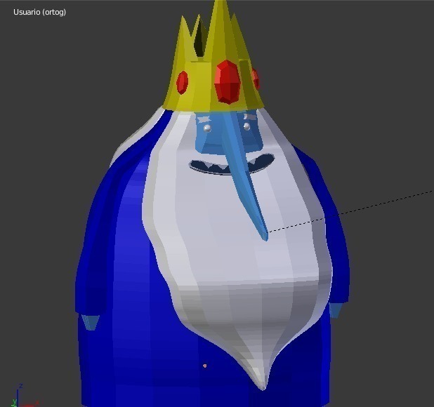 ice king doppia pinshape disegno 3d 3D print model - Mito3D