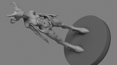 Seelen trimmer lady zennihjer pinshape Charakter modelling contest 3d print model - Mito3D
