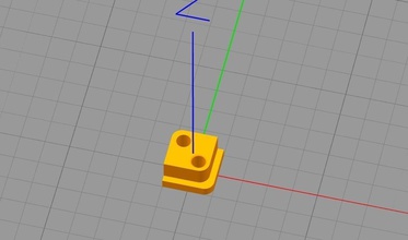 frsky taranis staffe montaggio quanum assi rotazione aggiornamento pinshape disegno 3d 3d print model - Mito3D