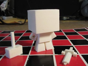 diy toy joenny cube pinshape character-modeling-contest paint craft 3d print model - Mito3D