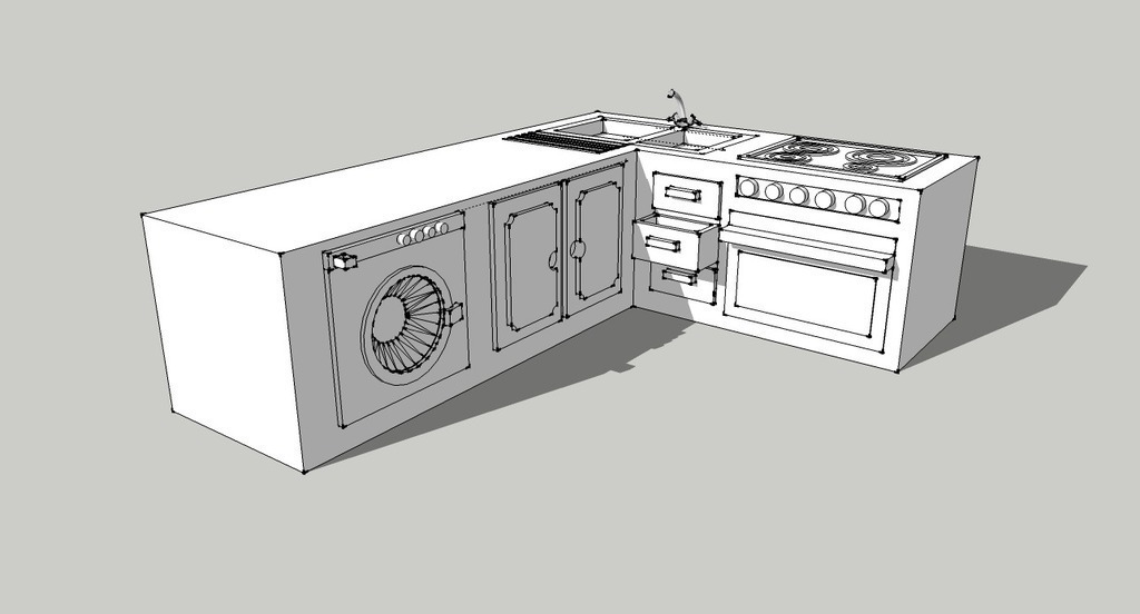 kitchen pinshape 3d-design 3D print model - Mito3D