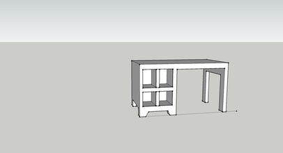 escritorio pinshape playmobil despacho bureau 3d-design 3d print model - Mito3D