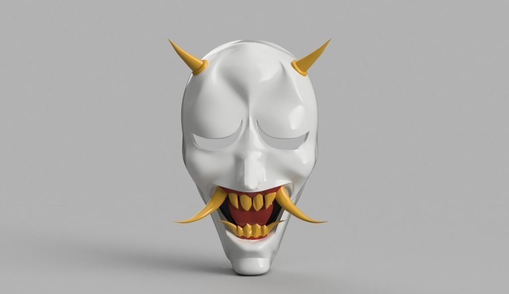 hannya masque rurouni kenshin ninja pinshape Conception 3d 3D print model - Mito3D