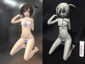 bikini anime girl pinshape anime-girl animegirl figurine anime figurine anime girl sexy figure bikini girl anime