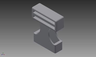 Kunststoff bookbag Verschluss pinshape Anschluss clip 3d print model - Mito3D