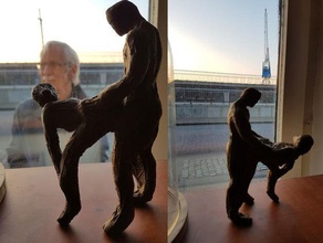 organical pinshape sculpter art êtres humains bio forme 3d print model - Mito3D