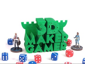 3d maker oyun logo pinshape 28 mm 3dmakergamer blog boardgame continuum fantezi hasta oyunları minyatür çokluevren rpg scifi masa üstü wargame 3d print model - Mito3D