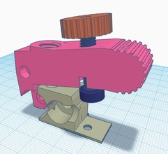 anet a6 feeder Verbesserung flexibles filament pinshape 3d design 3d print model - Mito3D