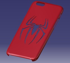 iphone 6 Örümcek Adam dava pinshape spider man durumda 3d print model - Mito3D