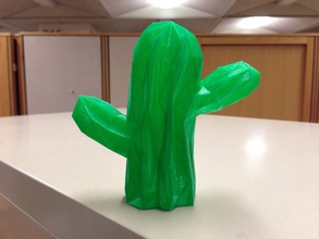 poly mexican cactus pinshape scan 3d print model - Mito3D