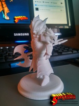 laika caballero 3 5 pulgadas alto pinshape guerrero invocador esculpir señor estatuilla fantasía dragón armadura 3d print model - Mito3D