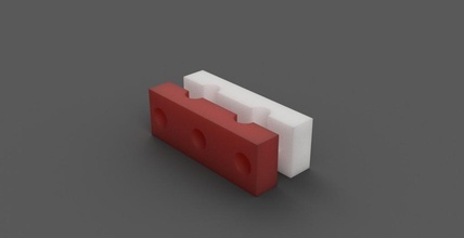m200 axe support pinshape Conception 3d 3d print model - Mito3D