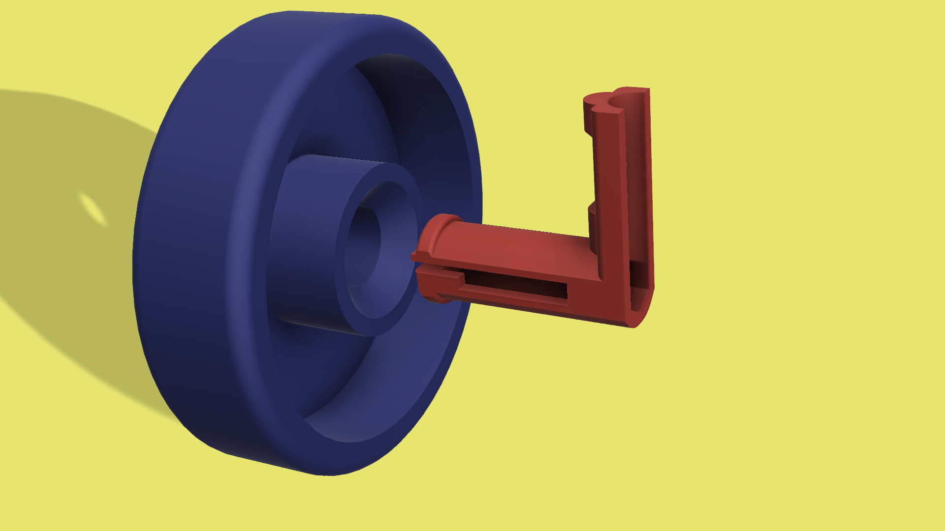 lavavajillas ruedas buje pinshape concentrador rueda 3D print model - Mito3D