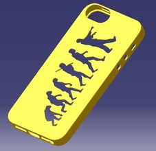 iphone 5s evolución caso pinshape 3d print model - Mito3D