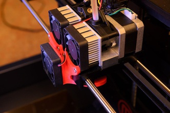 replicator 2x ventola raffreddamento dotto pinshape disegno 3d 3d print model - Mito3D