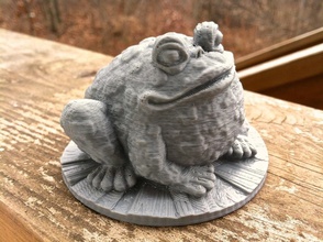 garden toad pinshape 3d-design 3d print model - Mito3D