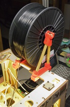 thing-o-matic filament spool bracket pinshape 3d-design 3d print model - Mito3D