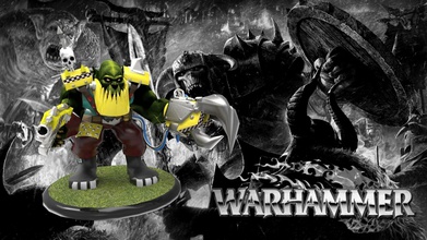 ork nobz power claw - warhammer pinshape game-design-contest character-modeling-contest 3d print model - Mito3D