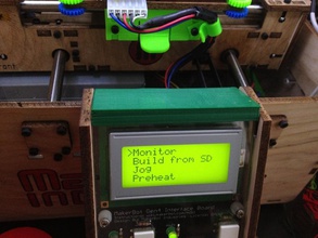 tom gen 4 interface kit Abdeckung pinshape makerbot Deckel Schnittstelle gen4 cover 3d print model - Mito3D
