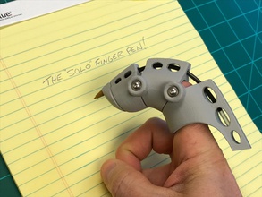solo finger Stift pinshape schreiben Hilfe Bleistifte prothetische Prothese hand 3d print model - Mito3D