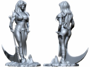 sophitia pinshape corajoso sexy gilh ficção fantasia histórico medieval guerra guerreiro mulher personagem modelagem concurso 3d print model - Mito3D