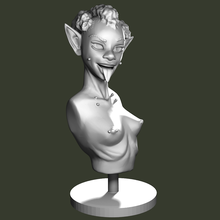 goblin busto pinshape nude sexy personagem nsfw peitos 3d print model - Mito3D