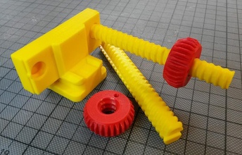 horizontally printed rods vise pinshape 3d-design 3d print model - Mito3D