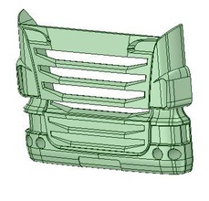 truck face pinshape character-modeling-contest 3d print model - Mito3D