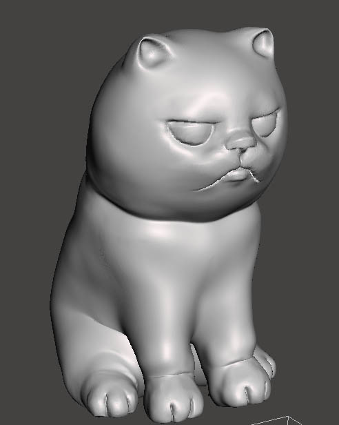 nokhook schwarze Katze pinshape Charakter modelling contest 3D print model - Mito3D